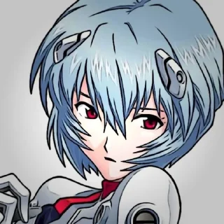 ☺️ emoji аянами Рей. Telegram sticker 17 of 70