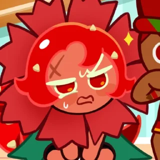 😰 emoji Chilli pepper cookie Telegram sticker 13 of 13