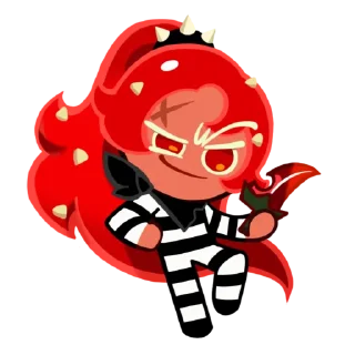 🙂 emoji Chilli pepper cookie Telegram sticker 8 of 13