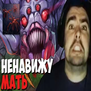 😡 emoji Усатый пи Telegram sticker 10 of 28