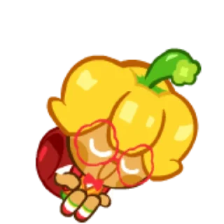 🫑 emoji Bell Pepper Cookie! Telegram sticker 19 of 73