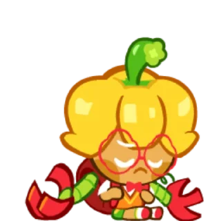 🫑 emoji Bell Pepper Cookie! Telegram sticker 10 of 73