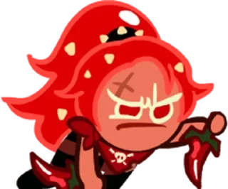 🌶 emoji Chili Pepper Cookie! Telegram sticker 16 of 29