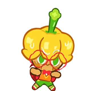 🫑 emoji Bell Pepper Cookie! Telegram sticker 15 of 73