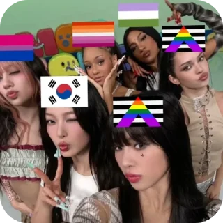 ❤ emoji кпоп ЛГБТ Telegram sticker 6 of 13