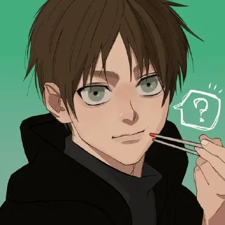 🤗 emoji Eren Telegram sticker 20 of 30