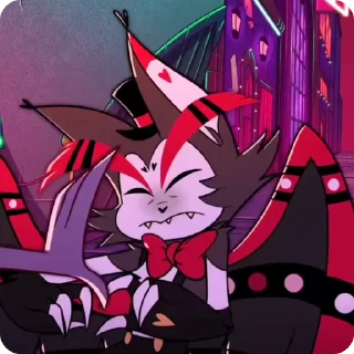 😼 emoji ‧͙⁺˚*• ☾ ⁺‧͙ һᥙ𝑠𝑘 ☆ @allStick1 @TgEmodziBot Telegram sticker 23 of 74