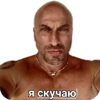🧑‍🦲 emoji Нагиев Telegram sticker 5 of 19