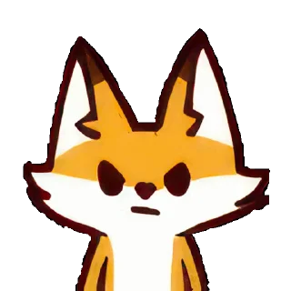 😤 emoji Vicksy Fox Telegram sticker 19 of 55