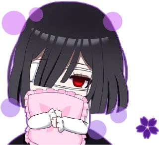 😴 emoji Fallen Darkness @jp_stickers Telegram sticker 14 of 24