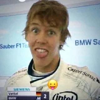 🫦 emoji Sebastian Vettel : @ahhaslllal Telegram sticker 10 of 20