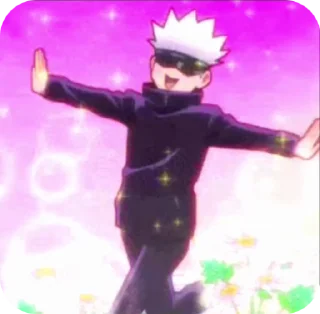 😚 emoji Jujutsu Kaisen by @geekslock Telegram sticker 5 of 90