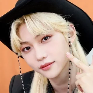 ✌ emoji lee felix Telegram sticker 21 of 72