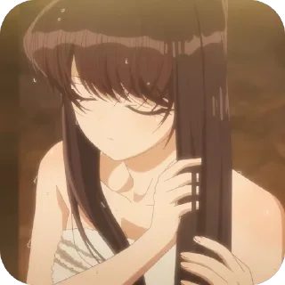 😇 emoji Shouko Komi Telegram sticker 15 of 20