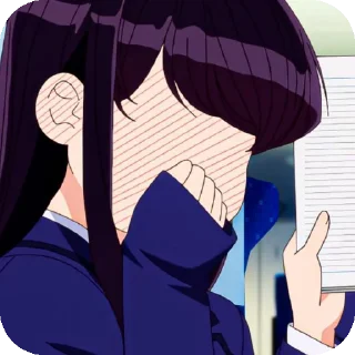 ❤ emoji Komi Shouko • @Earth928B Telegram sticker 17 of 45
