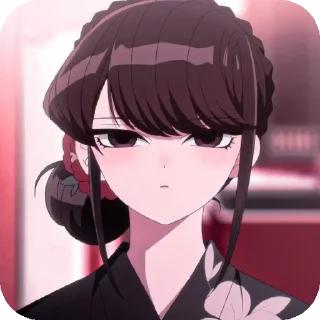 ☺ emoji Komi Shouko • @Earth928B Telegram sticker 12 of 45