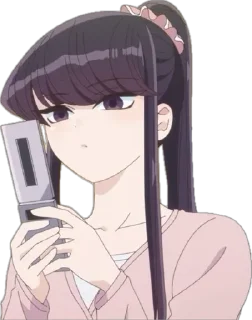 🤨 emoji Shouko Komi Telegram sticker 10 of 20