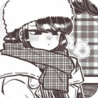 🥶 emoji Shouko Komi Telegram sticker 7 of 20
