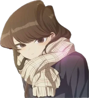 😶 emoji Shouko Komi Telegram sticker 6 of 20