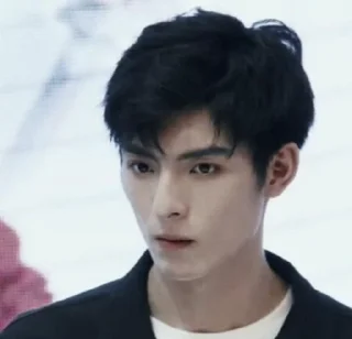 😳 emoji Wang Haoxuan🖤 Telegram sticker 16 of 34