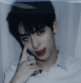🤪 emoji Wang Haoxuan🖤 Telegram sticker 17 of 34