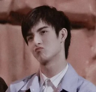 😙 emoji Wang Haoxuan🖤 Telegram sticker 14 of 34