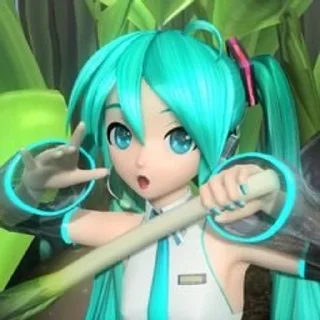 😶 emoji hatsunemiku Telegram sticker 24 of 70