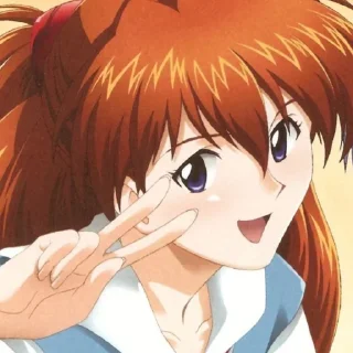 ✌️ emoji Аска Telegram sticker 24 of 95