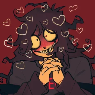 🥰 emoji Джон Доу Telegram sticker 6 of 22