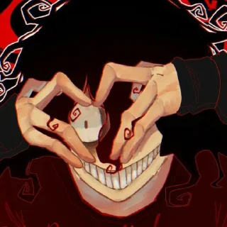 ❤ emoji Джон Доу Telegram sticker 12 of 22