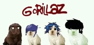 Sticker from Gorillaz