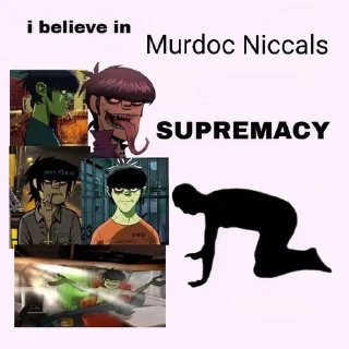 Sticker from Murdoc (Gorillaz)