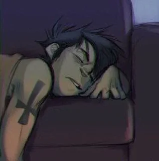 😴 emoji Murdoc (Gorillaz) Telegram sticker 24 of 120