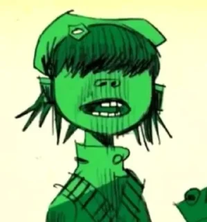 😮 emoji Cyborg Noodle (Gorillaz) Telegram sticker 22 of 30