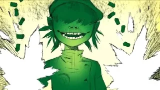 Sticker from Cyborg Noodle (Gorillaz)