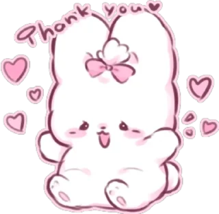 💞 emoji зайчик ;; @cuppoftea Telegram sticker 6 of 21