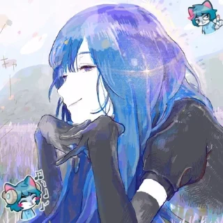 Sticker from Lapis lazuli