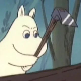 😡 emoji Moomin Telegram sticker 20 of 58