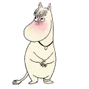 😳 emoji Moomin Telegram sticker 22 of 42