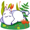 😴 emoji Moomin Telegram sticker 9 of 25