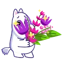 💐 emoji Moomin Telegram sticker 11 of 25