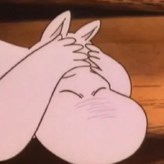 😣 emoji Moomin Telegram sticker 23 of 58
