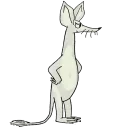 😠 emoji Moomin Telegram sticker 15 of 42