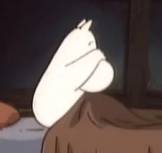 😢 emoji Moomin Telegram sticker 6 of 58