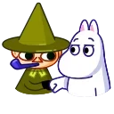 🤝 emoji Moomin Telegram sticker 24 of 25