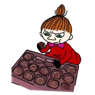🍫 emoji MOOMIN Telegram sticker 6 of 100