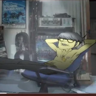 🙄 emoji Murdoc Nicсals @Im_music_freak Telegram sticker 5 of 118