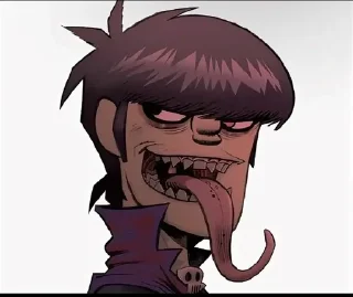😛 emoji Murdoc Nicсals @Im_music_freak Telegram sticker 20 of 118