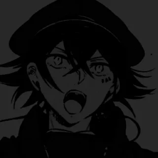 🖤 emoji tetcho suehiro. stickers. [meow] Telegram sticker 10 of 55