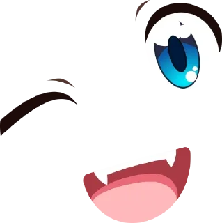 😜 emoji Ахегао @stickers187 Telegram sticker 6 of 24
